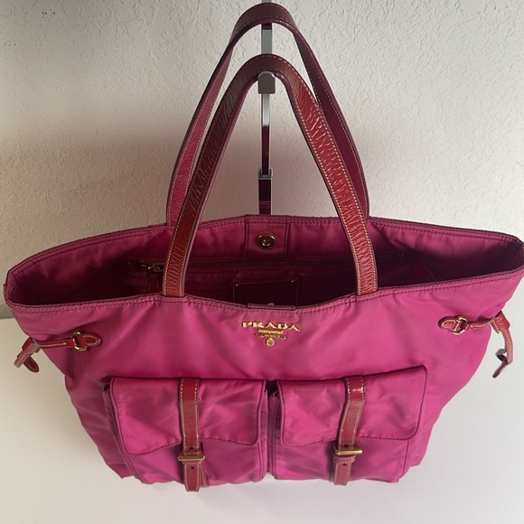 Prada nylon fuchsia tote - Picture 5 of 13